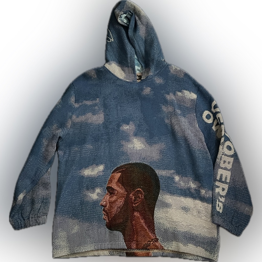 OVO Drake Tapestry Hoodie 🦉🩵